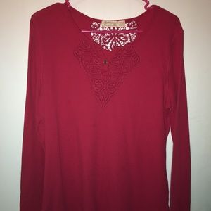Red long sleeve